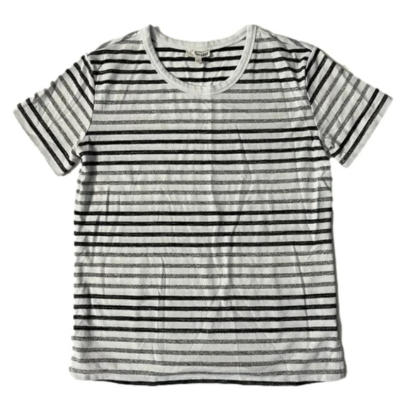 ARITZIA Wilfred Free Stripe Tshirt size  small crewneck - Picture 1 of 3